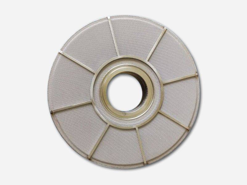 This is one leaf disc filter for polymer filtration.