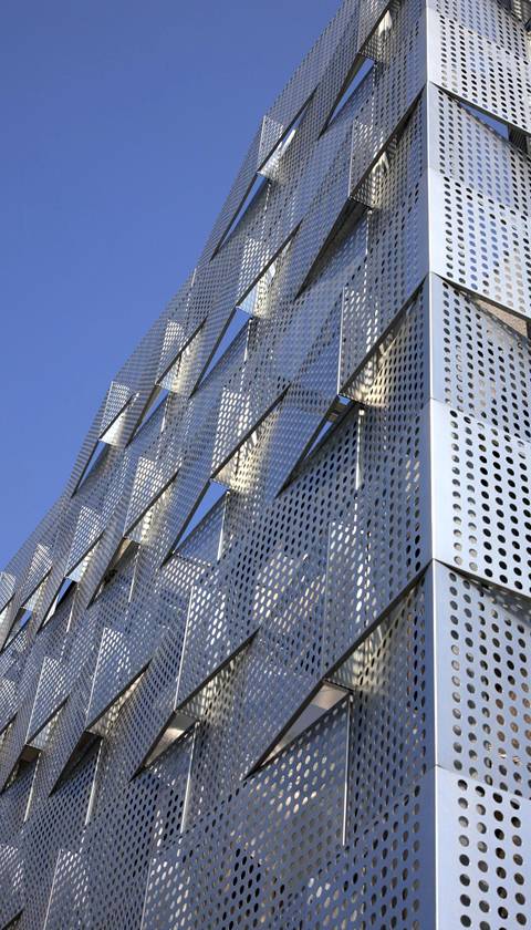 Perforated Metal for Building Facade – Artistic Building Exterior