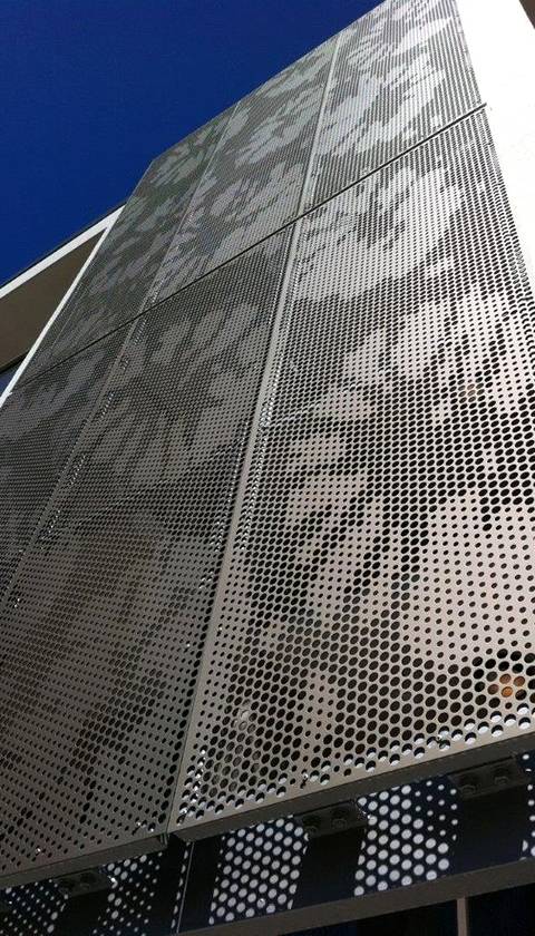 Perforated Metal for Building Facade – Artistic Building Exterior