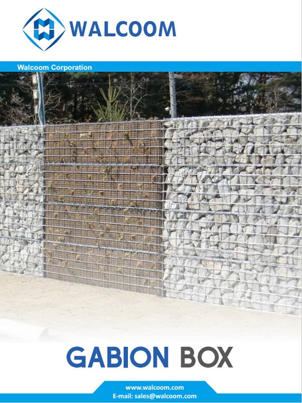 Gabion Box with Good Structure for Slope Protection and Retaining Wall