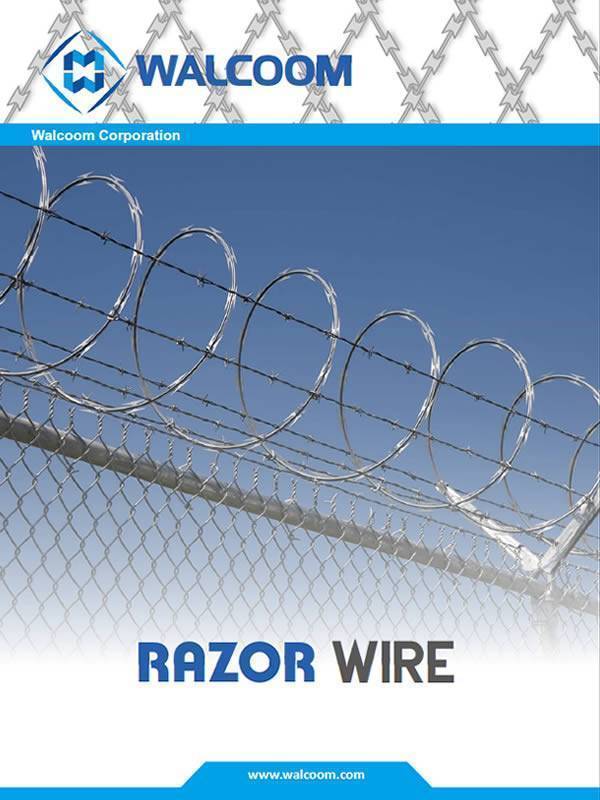 이것은 면도기 와이어 카탈로그의 표지 사진이며, 브로셔의 모든 정보를 보려면 클릭하십시오.