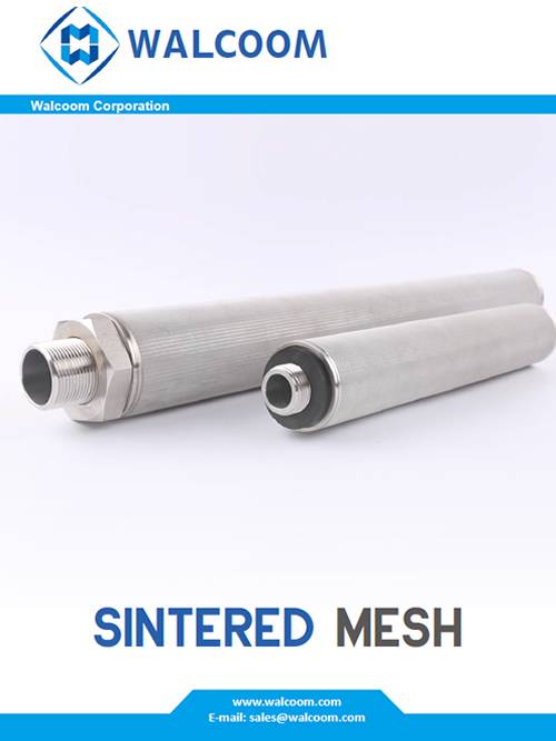 The cover page of sintered mesh catalog.