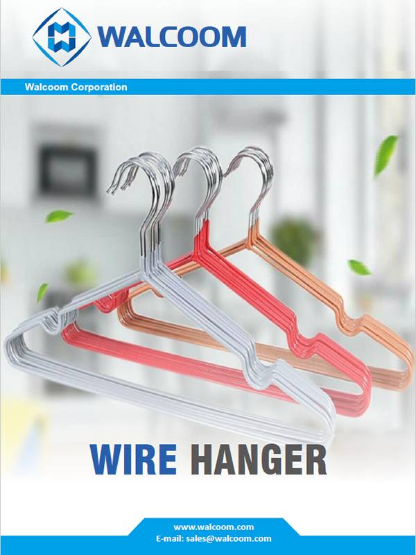 The cover page of wire hanger catalog.