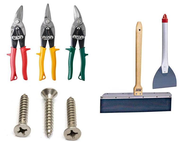 Three kinds of corner bead accessories are shown.