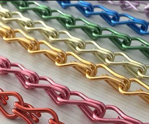 Metal Chain Curtains For High Grade Curtains Shop Window Decoration