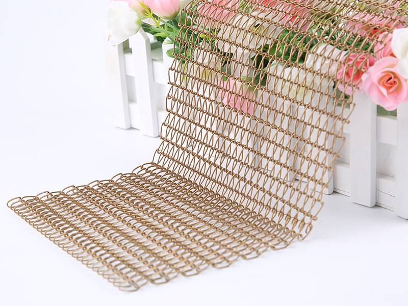 A close-up picture of flexible mesh curtain, our decorative curtain is particularly beautiful with the fresh background.