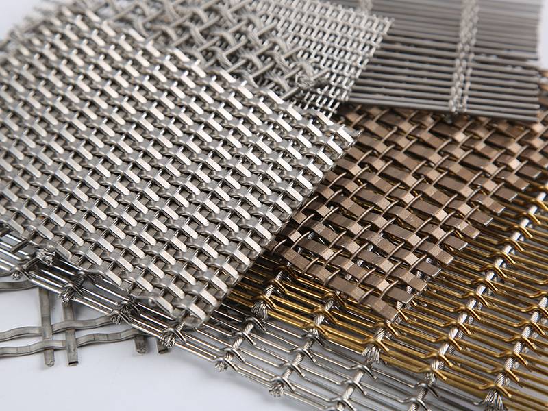 Woven Metal Curtain for Architectural Interior & Exterior