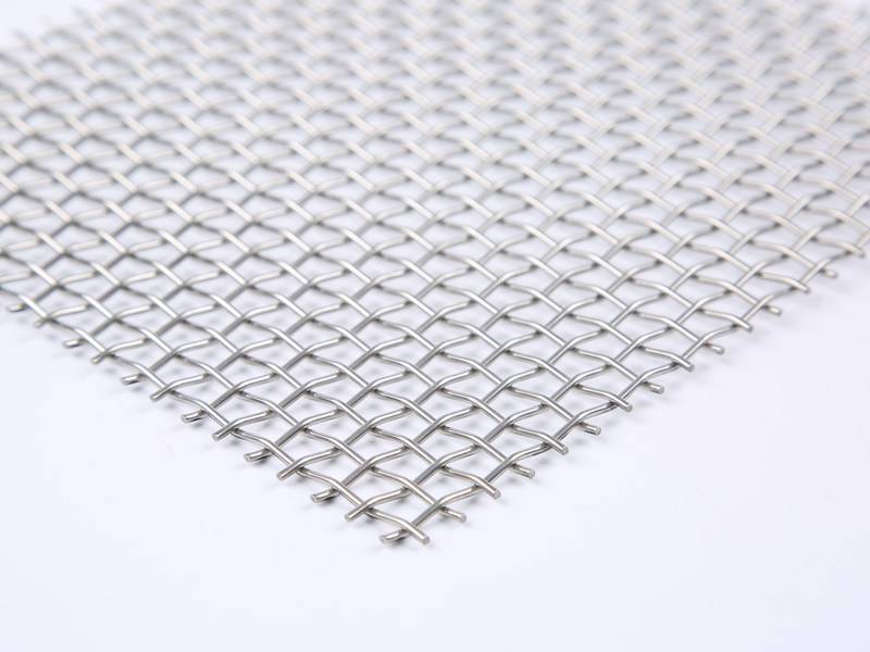 It is one piece of stainless steel woven wire mesh panel.