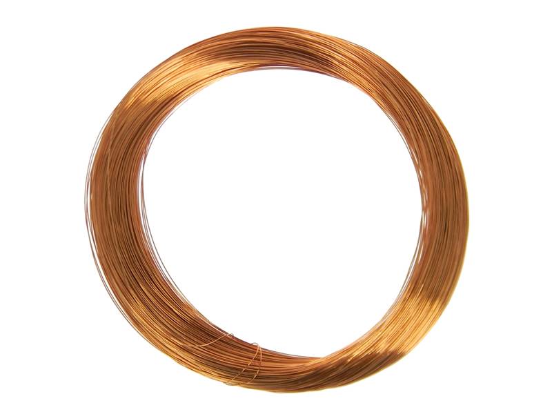 This is a coil of copper wire.
