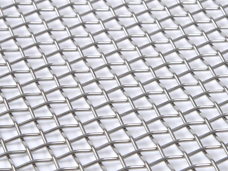 This is a piece of stainless steel screen mesh with square mesh.