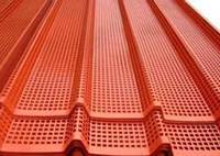 A windbreak panel with five peaks shown.