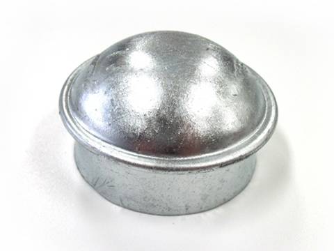 A chain link post cap.