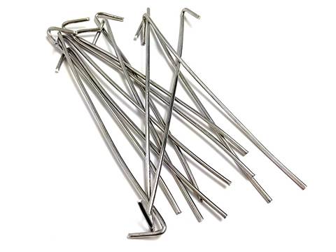 Some chain link ties.