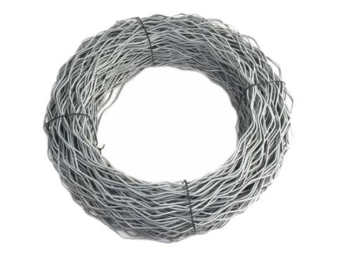 A roll of chain link fence tension wire.